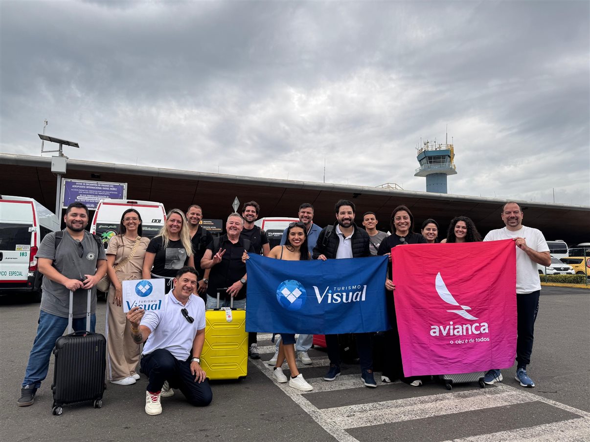 Agentes chegam em Cartagena para famtour da Visual