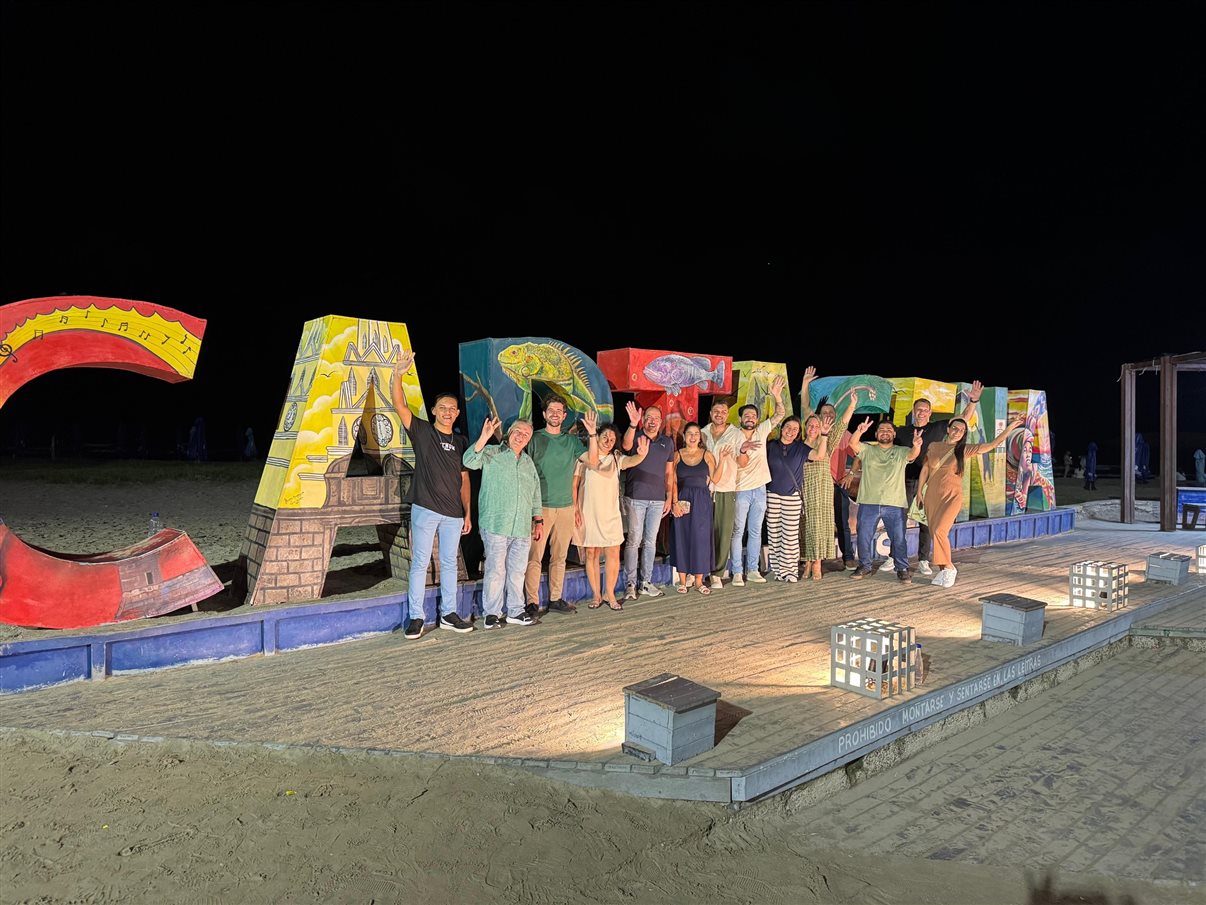 Agentes chegam em Cartagena para famtour da Visual