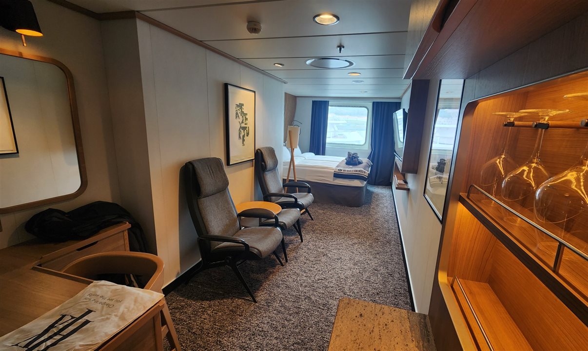 Cabine Polar Outside do MS Roald Amundsen
