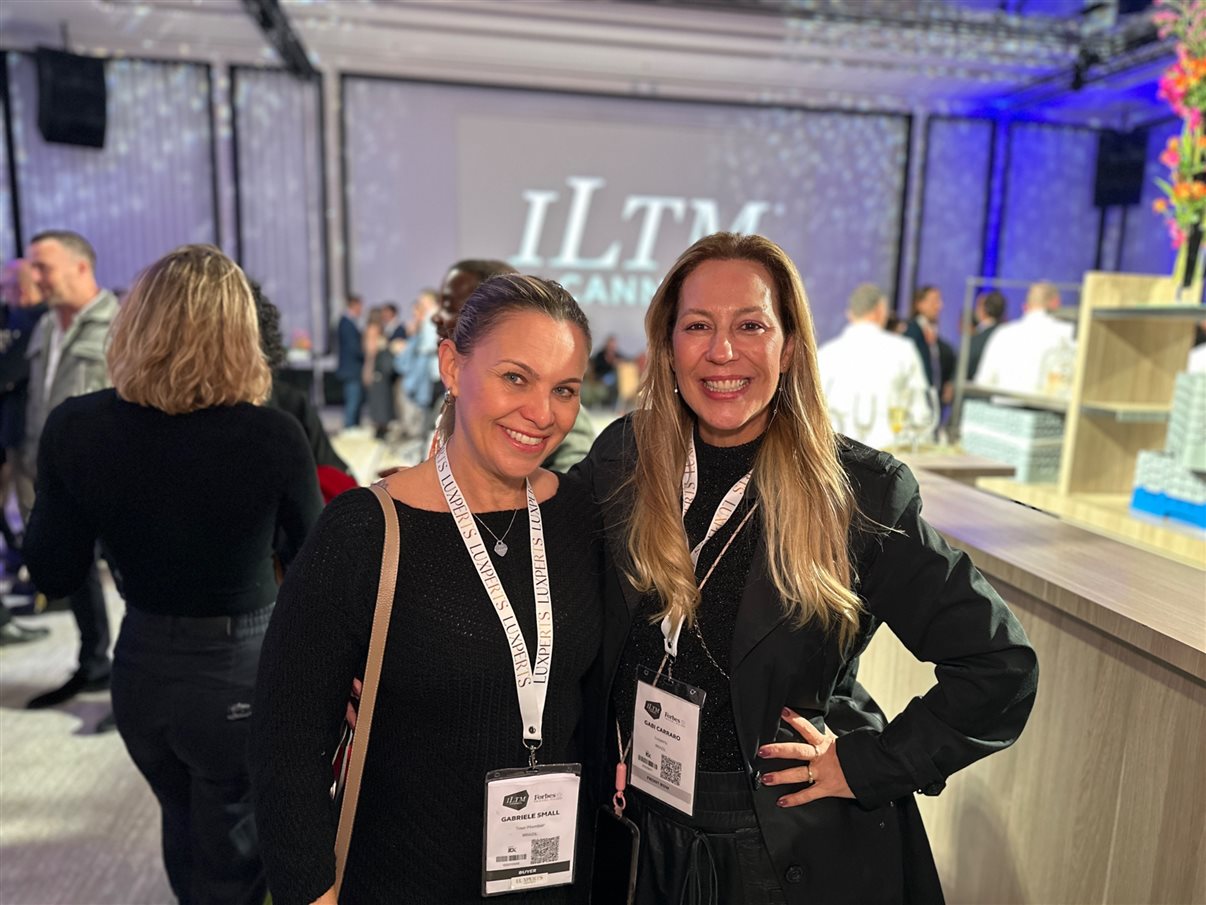 Renata Yano, da Teresa Perez Tours, Karian Mariath Michels, da Mundo Kaa, e Thomas Pedroni, do Beau-Rivage Pallace Lausanne e Chateau d'Ouchy