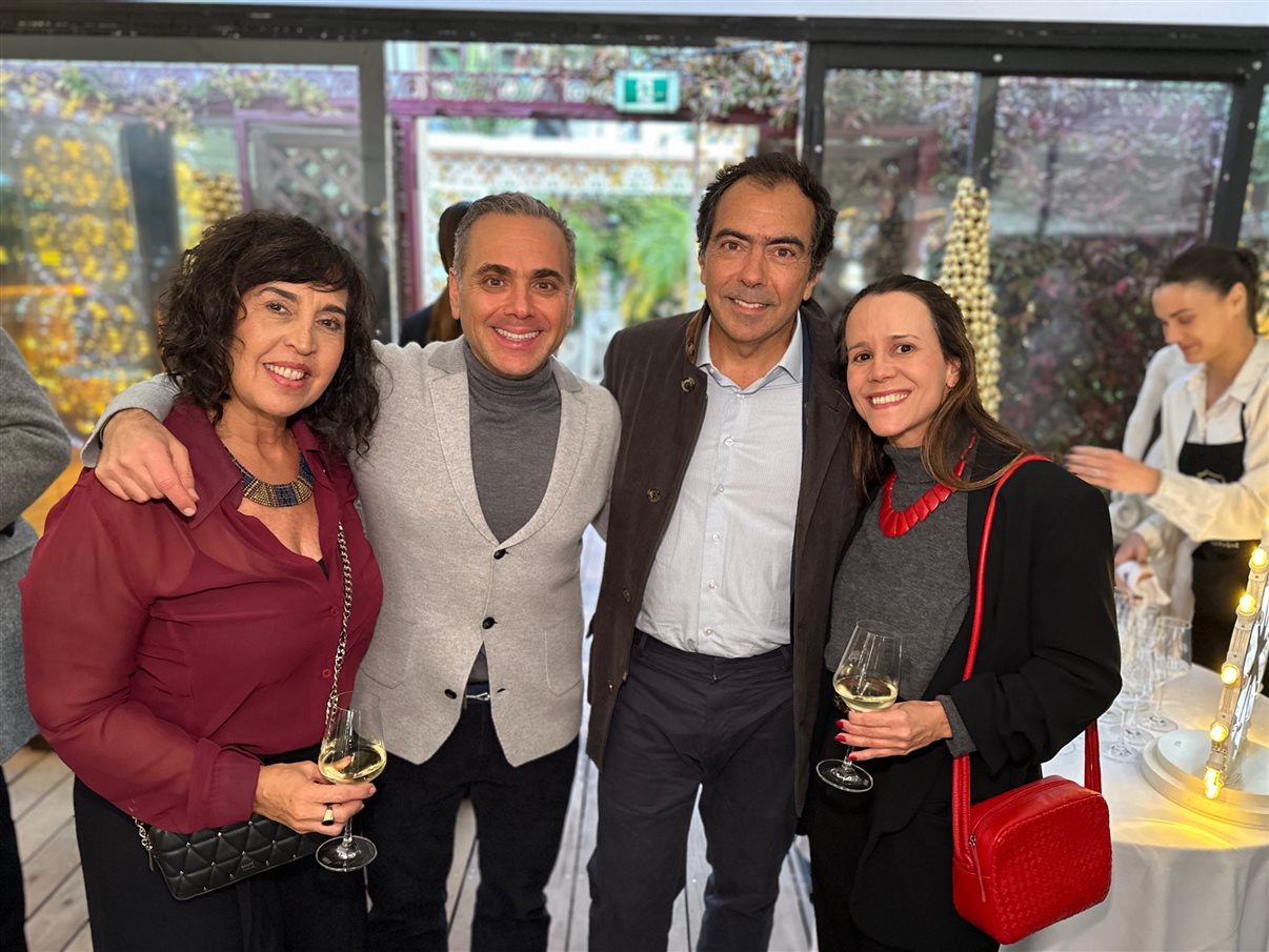 Sylvia Silva, da Embark Beyond Brasil, Tomas Perez, do TP Group, e Jennifer Ponton, da Embark Beyond