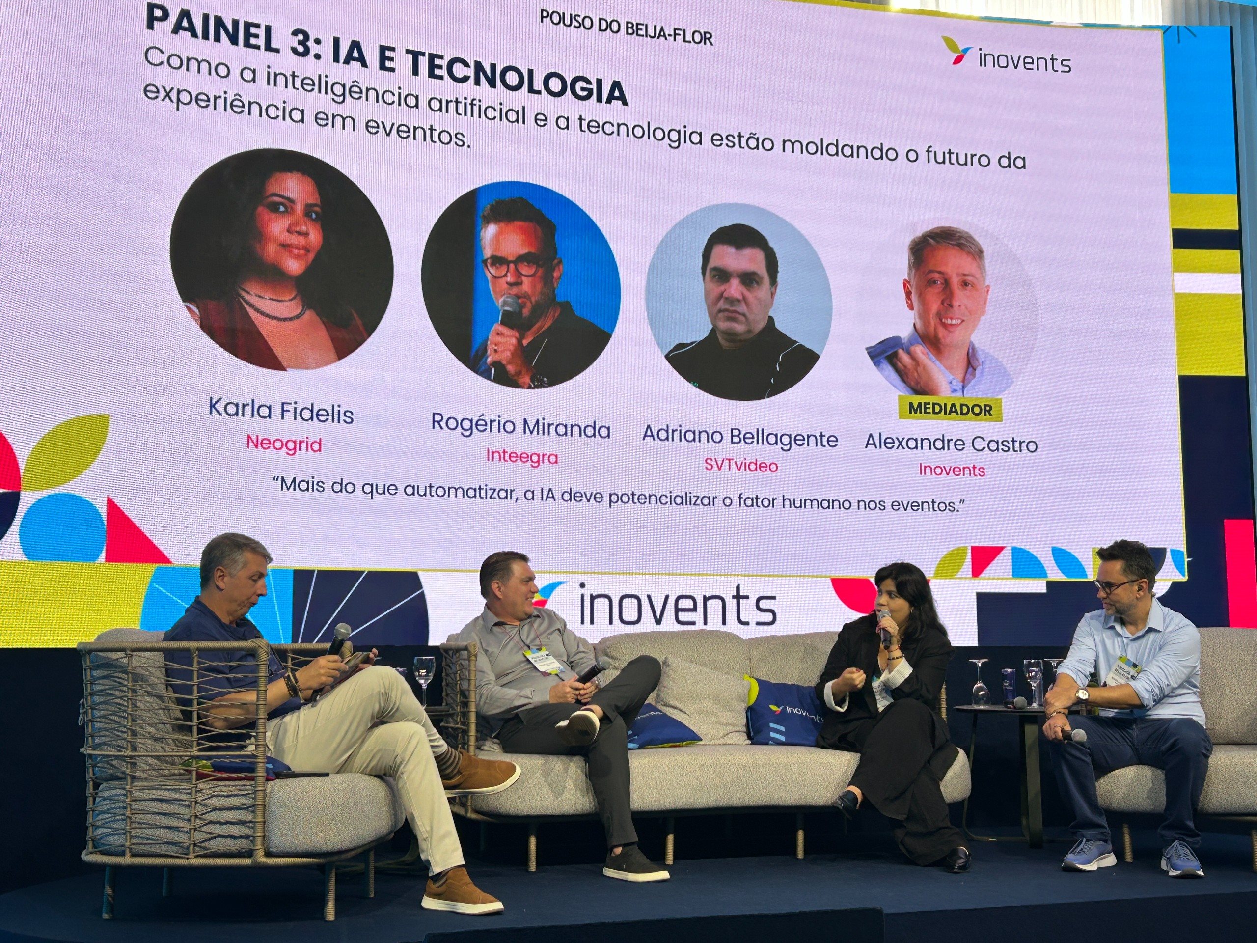 Empresas especialistas em IA integraram o último painel do evento