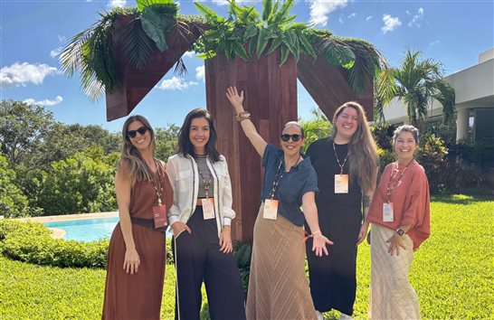 Marina Generali (da PLE), Natascha Jonov, Renata Garcia, Ana Clara Girundi e Ana Ghellardi