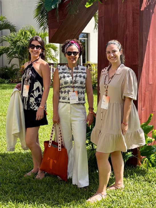Natascha Jonov, Renata Garcia e Julia Resende no TFest