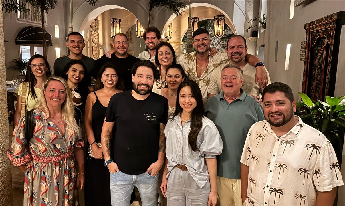 Agentes convidados para o famtour conheceram beach club e hotelaria de luxo de Cartagena