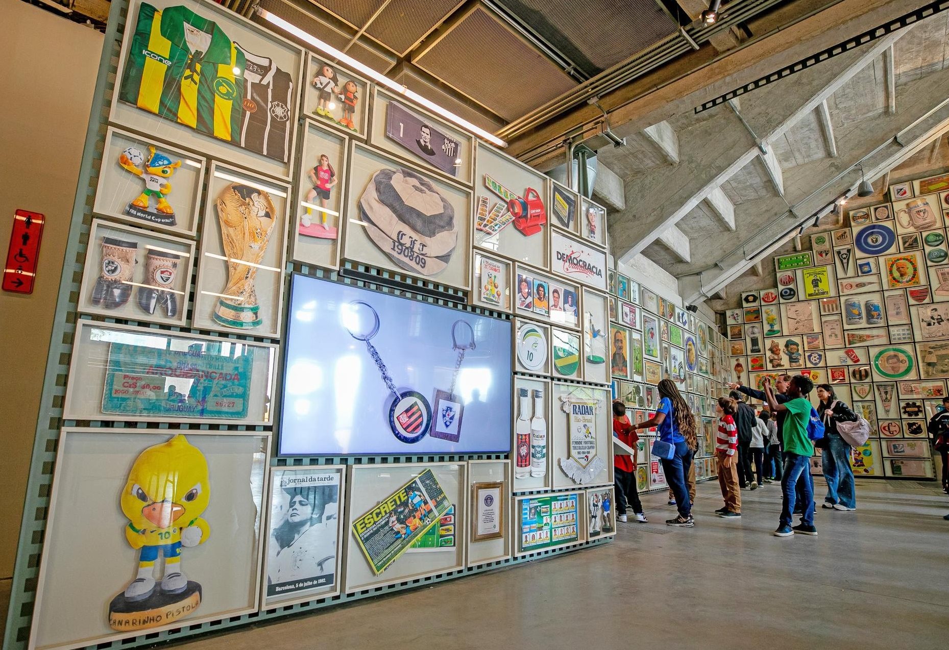 Agentes poderão realizar uma visita com guia no Museu do Futebol