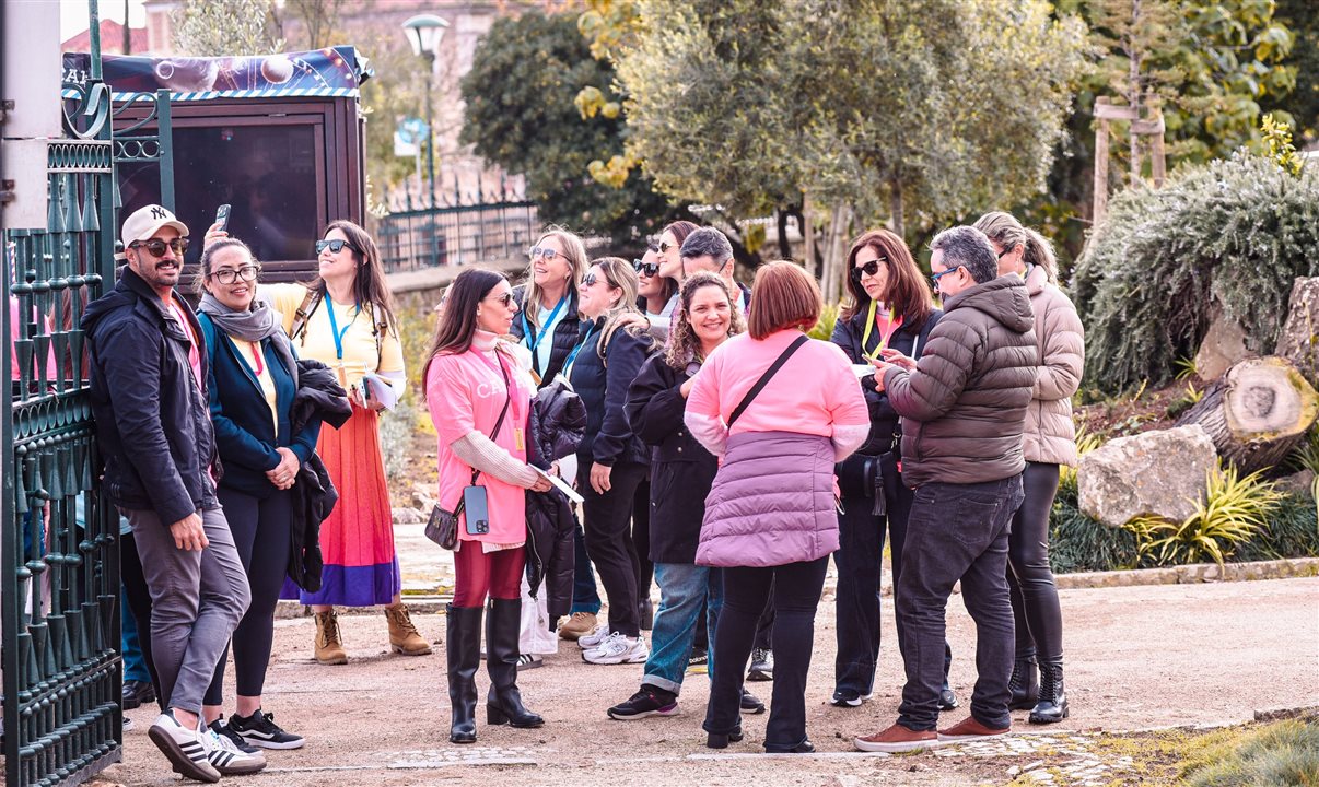 A principal atividade do dia foi uma gincana no estilo 
