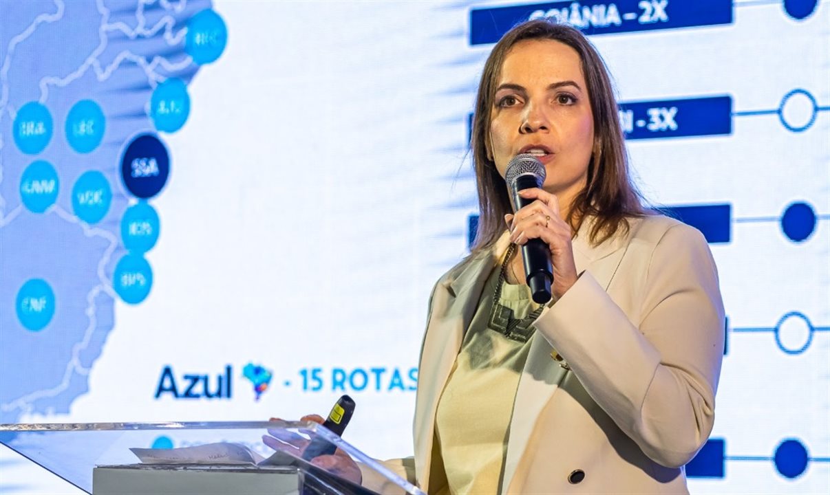 Júlia Orrico, diretora comercial da Vinci Airports no Brasil