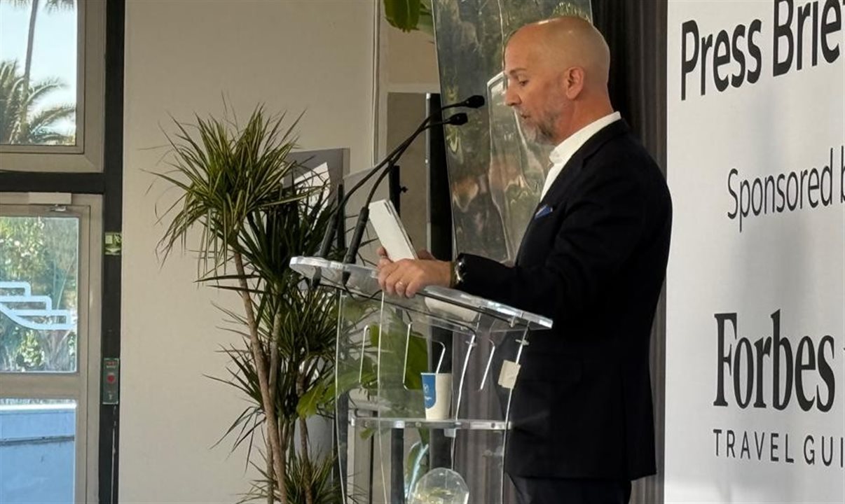 J.D. O’Hara fala aos jornalistas na ILTM Cannes