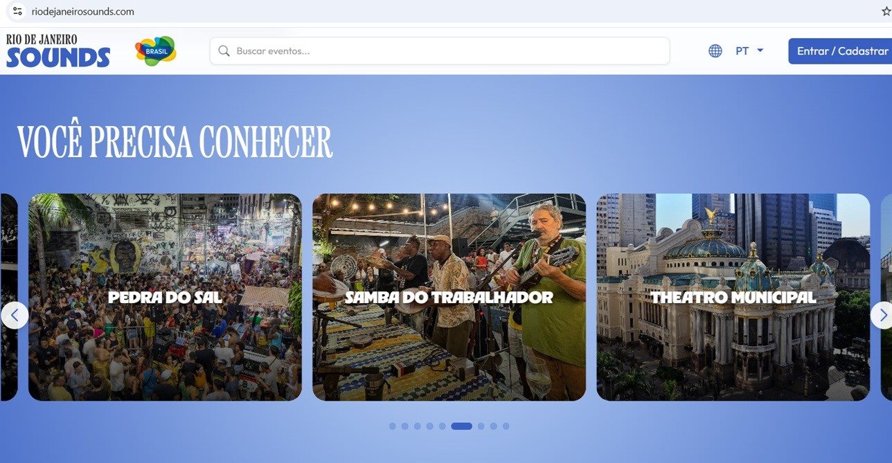 Plataforma Rio de Janeiro Sounds será lançada no dia 12 de dezembro deste ano