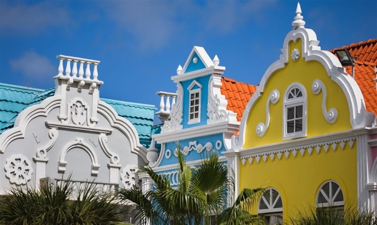 Arquitetura dos prédios históricos de Aruba