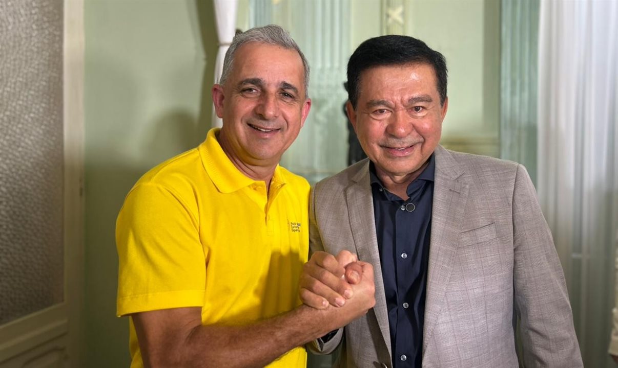 Pedro Rigo, diretor superintendente do Sebrae-ES, e Valdeir Nunes, proprietário do China Park Eco Resort