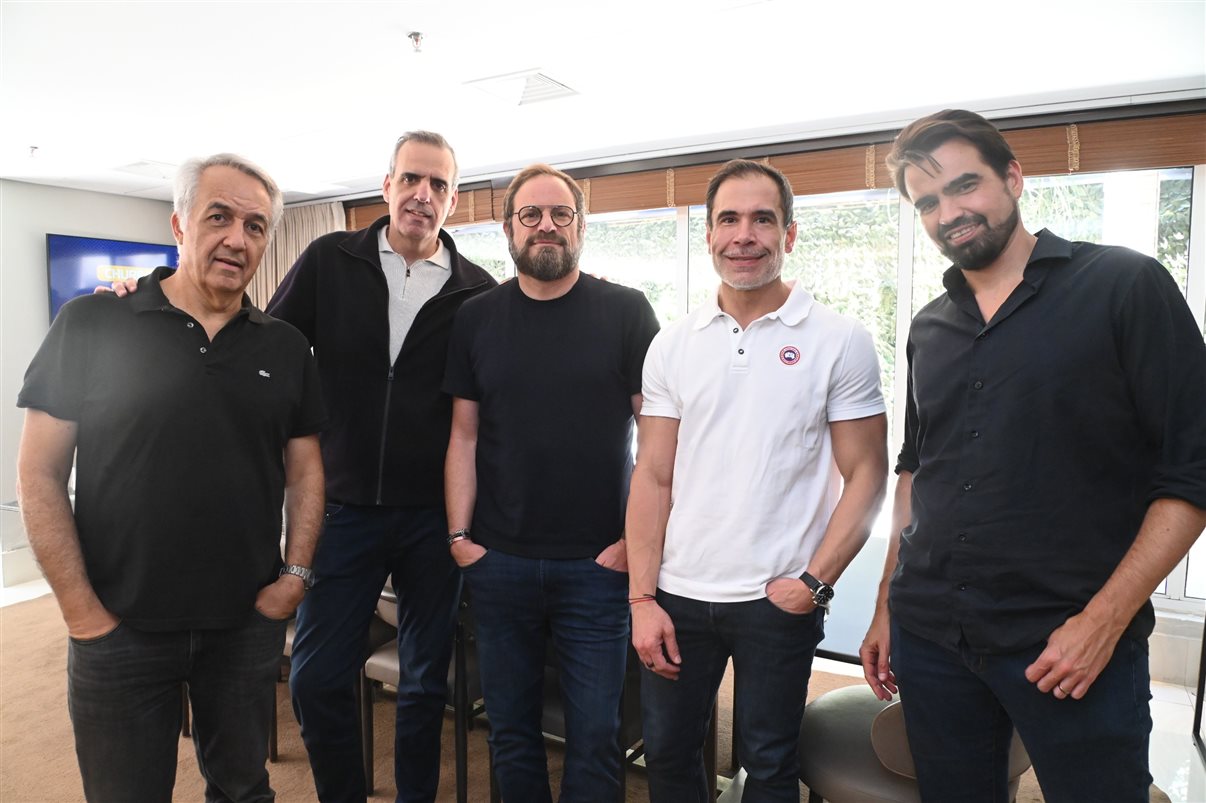 Sylvio Ferraz, Marcelo Cohen e Luciano Guimarães, Flavio Marques e Vitor Megale, da BeFly