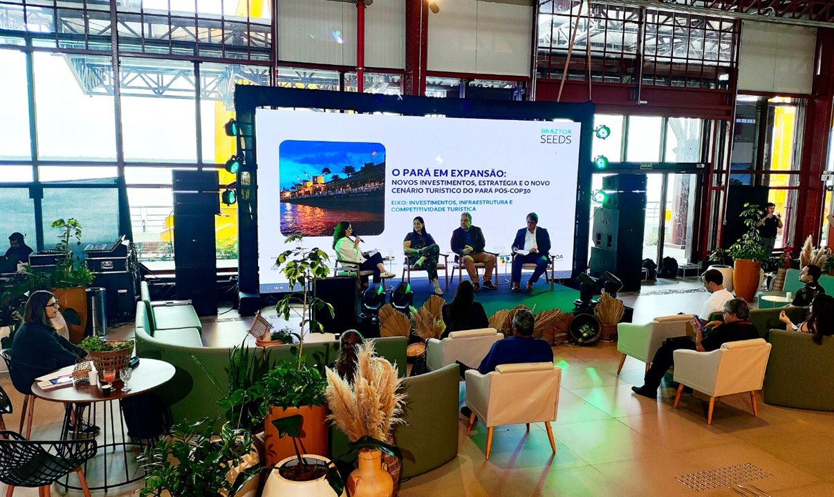 No dia 9, o SEEDS reuniu especialistas e representantes do setor no Espaço Arena, no Polo de Bioeconomia