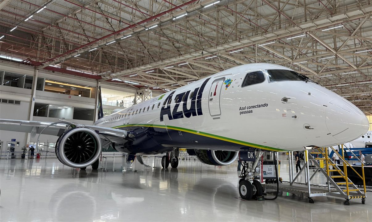 Batizada de “Azul Conectando Pessoas”, aeronave PS-ADK reforça plano de crescimento e renovação da frota