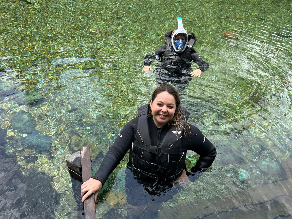 Tainara Dini, da Sakura, e Ana Paula Ramazzini, da Integração Trade