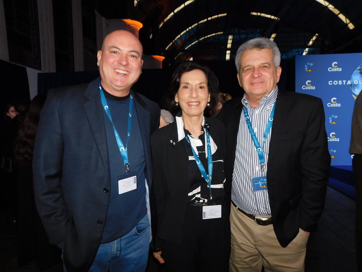 Ruy Ribeiro e Dario Rustico, da Costa Cruzeiros