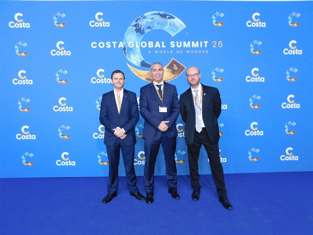 Ruy Ribeiro e Dario Rustico, da Costa Cruzeiros