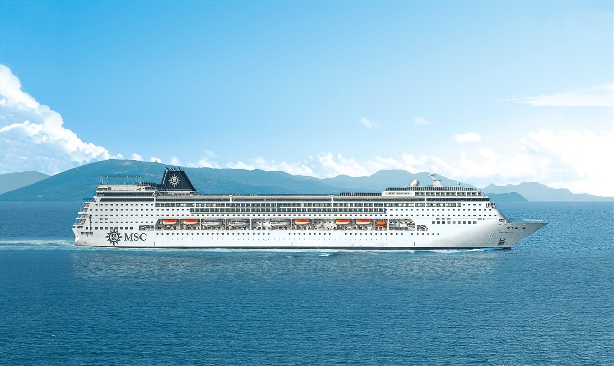 Antes de chegar ao Brasil, o navio iniciou sua MSC Grand Voyage de 20 noites, na cidade de Veneza