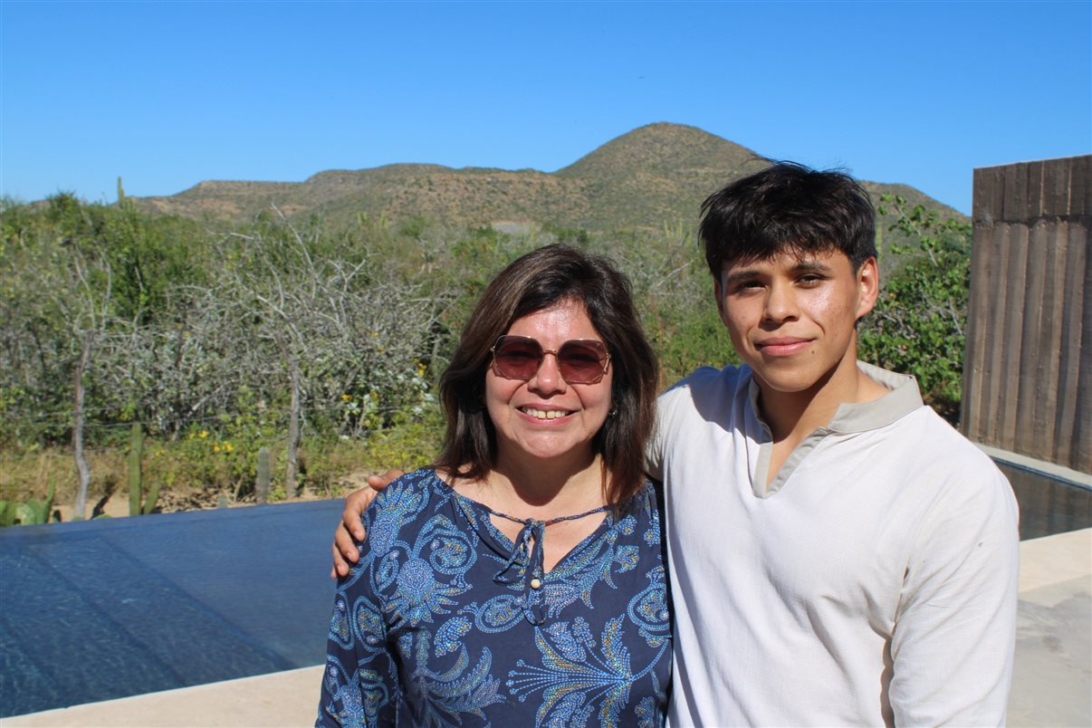 Fachada do Hotel Paradero Todos Santos