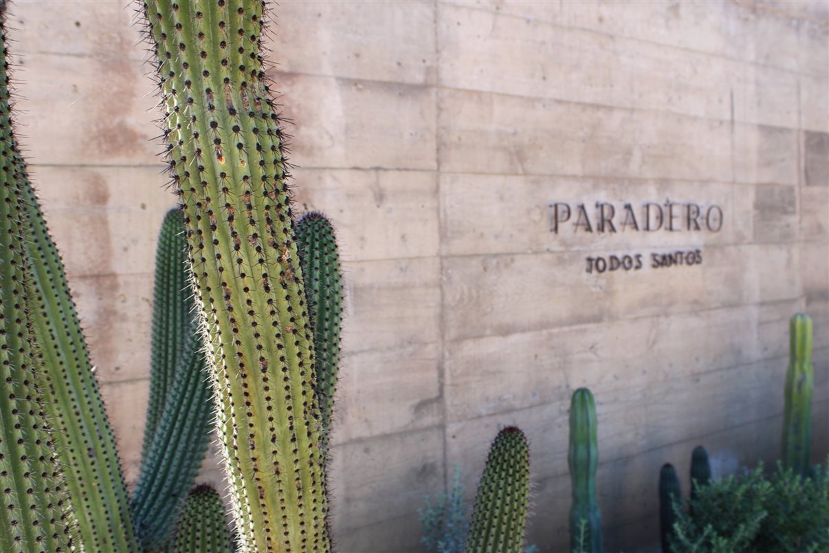 Fachada do Hotel Paradero Todos Santos