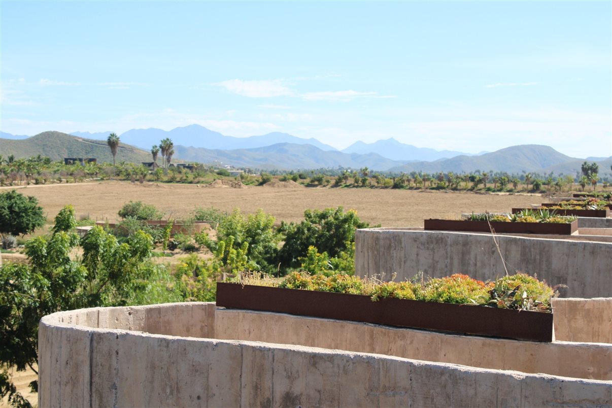 Fachada do Hotel Paradero Todos Santos