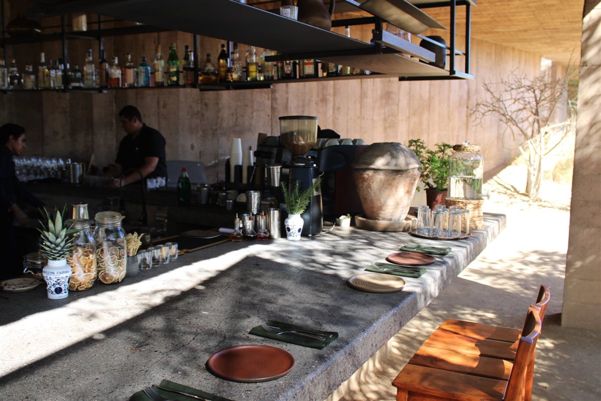 Fachada do Hotel Paradero Todos Santos