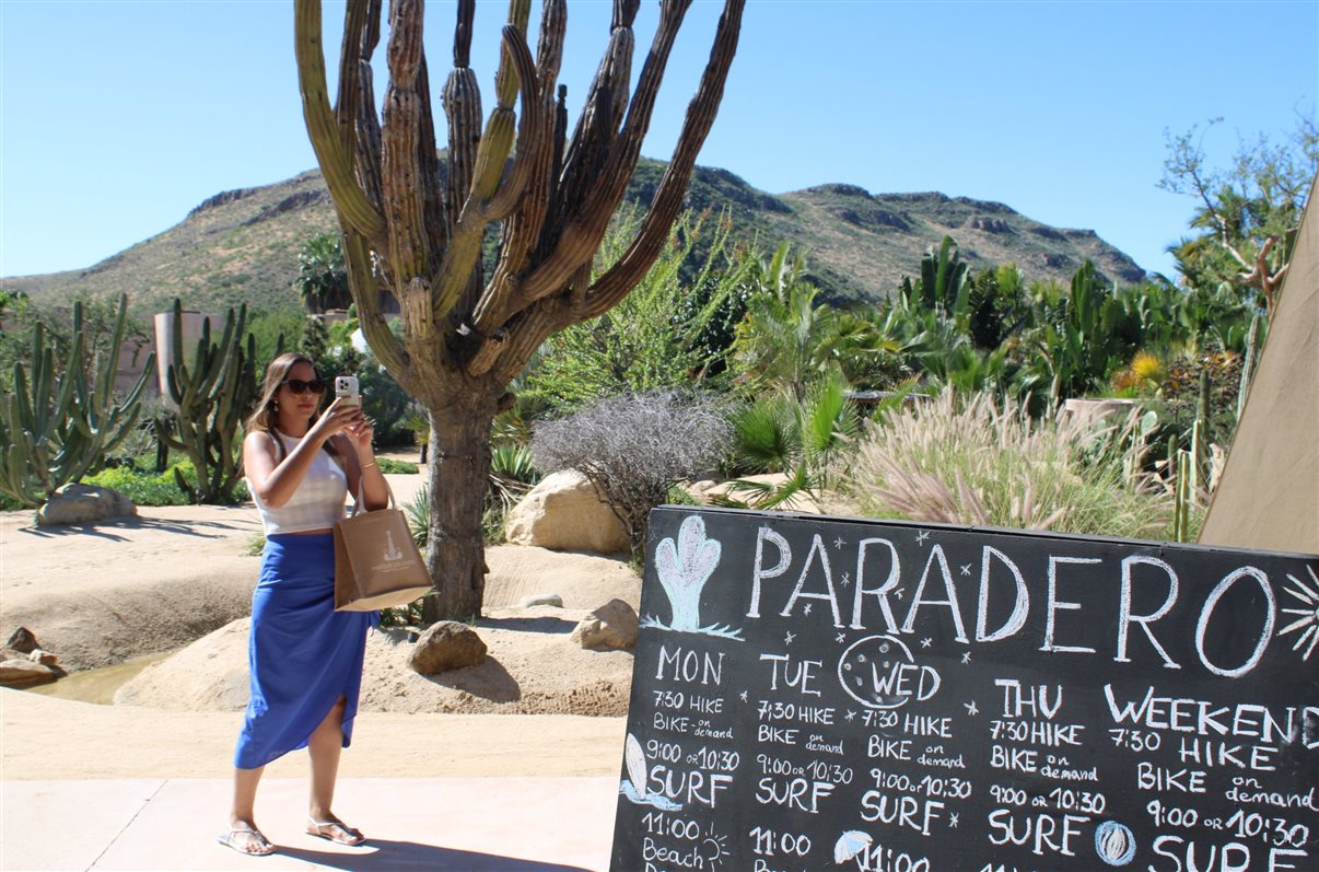Fachada do Hotel Paradero Todos Santos
