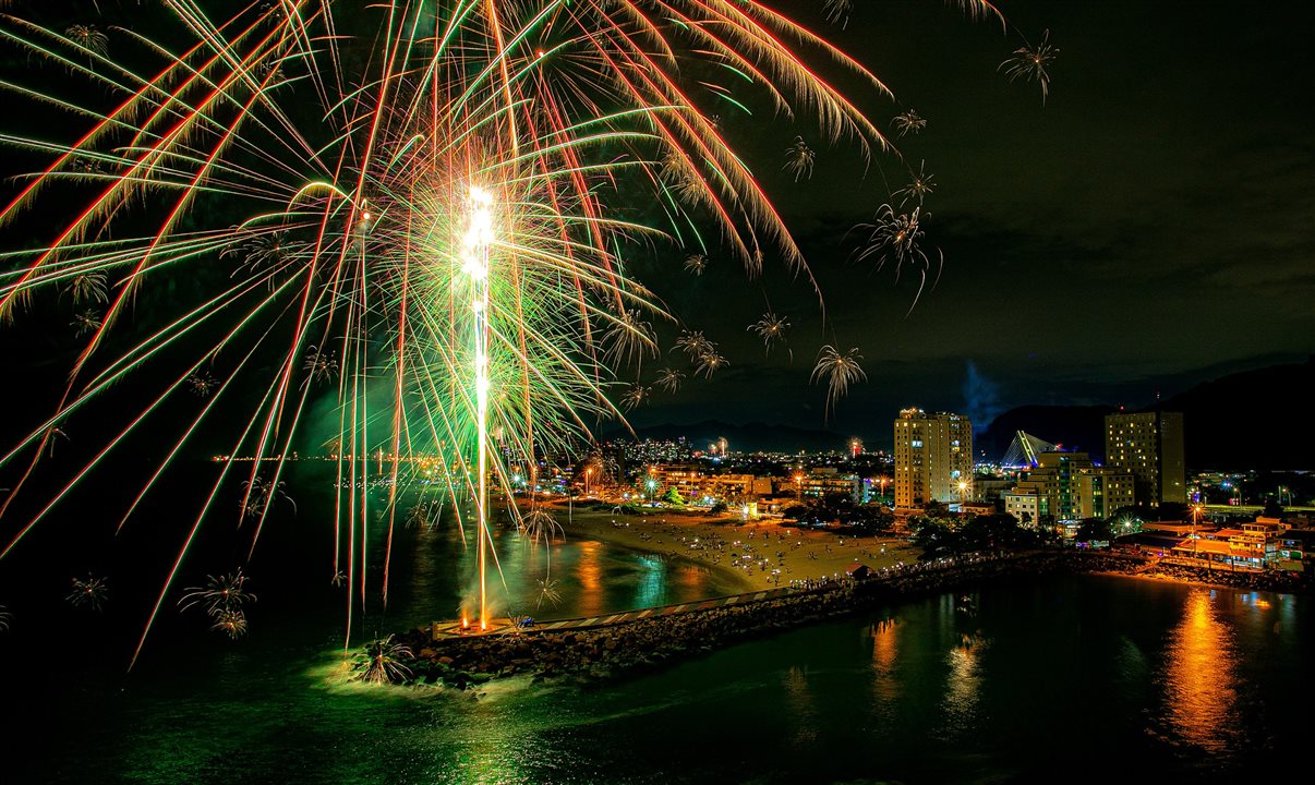 Pontos de queimas estão espalhados entre hotéis e shoppings da região