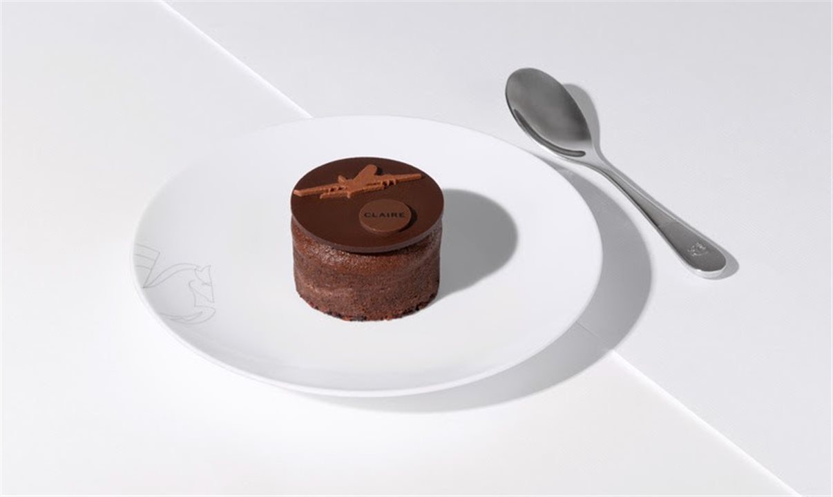 Bolo quente de chocolate amargo Guanaja por Claire Heitzler