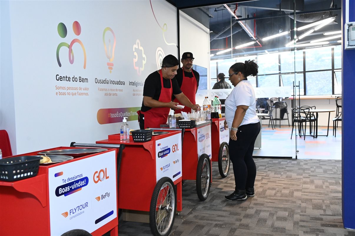 Entrada da nova sede da Flytour Consolidadora