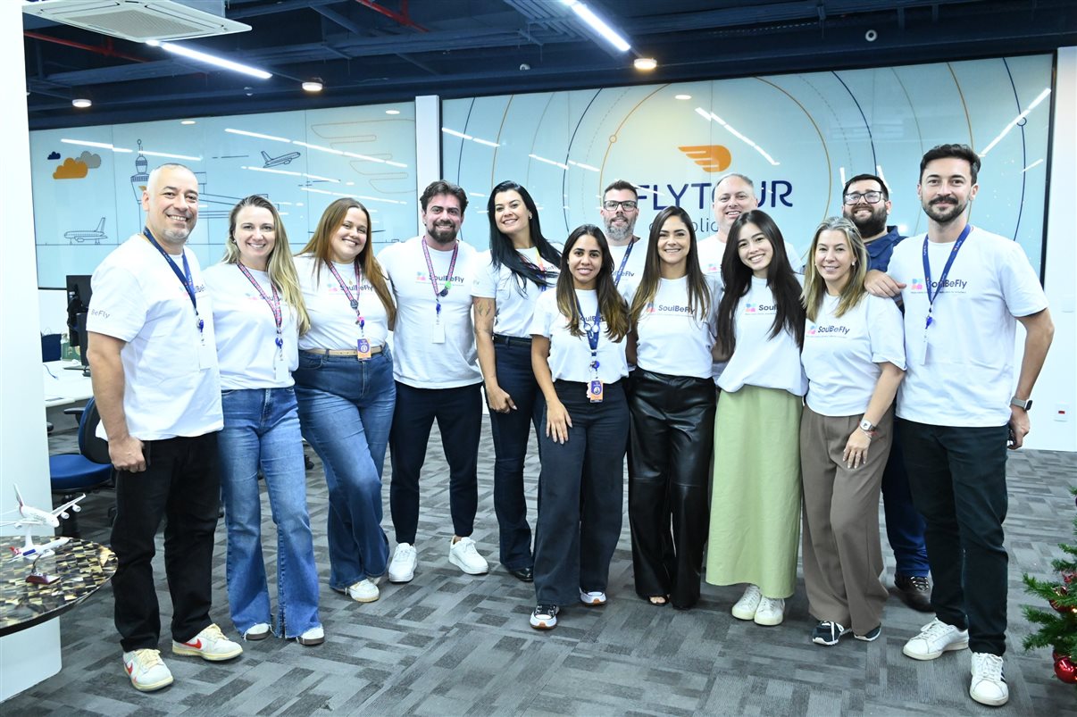 Entrada da nova sede da Flytour Consolidadora