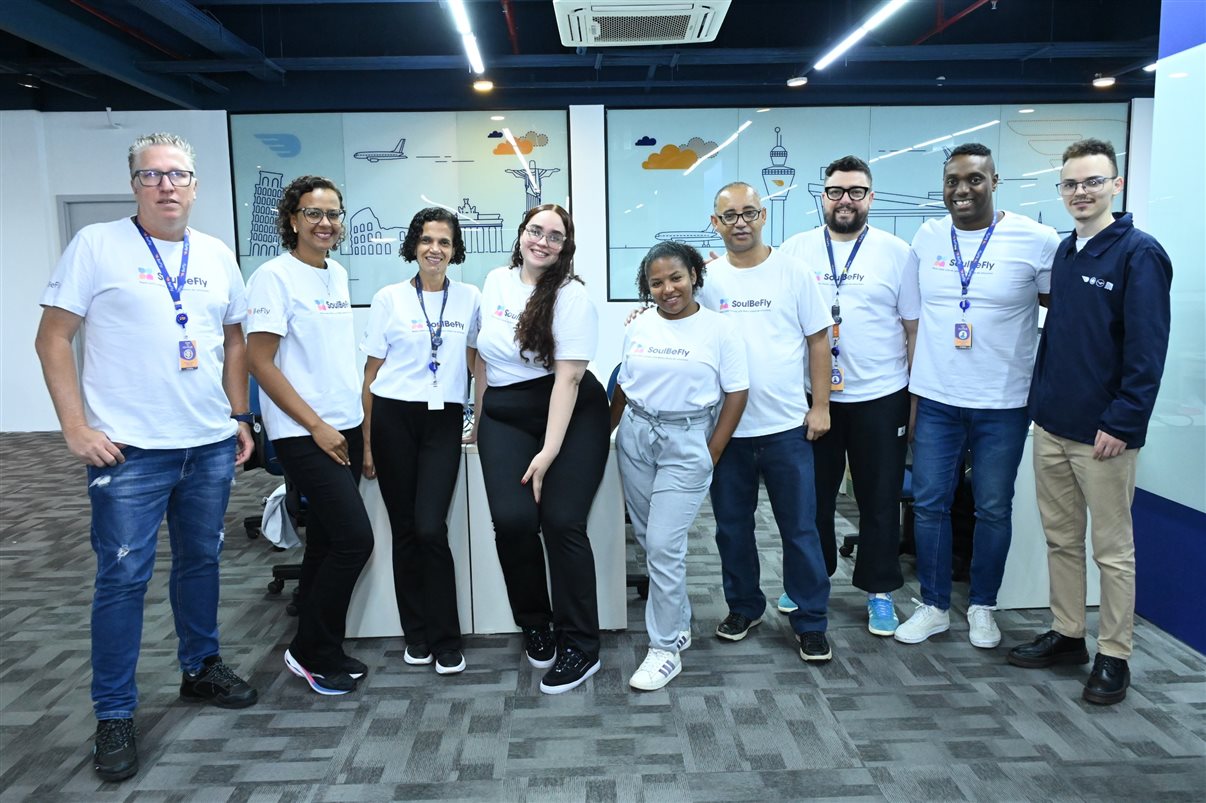 Entrada da nova sede da Flytour Consolidadora