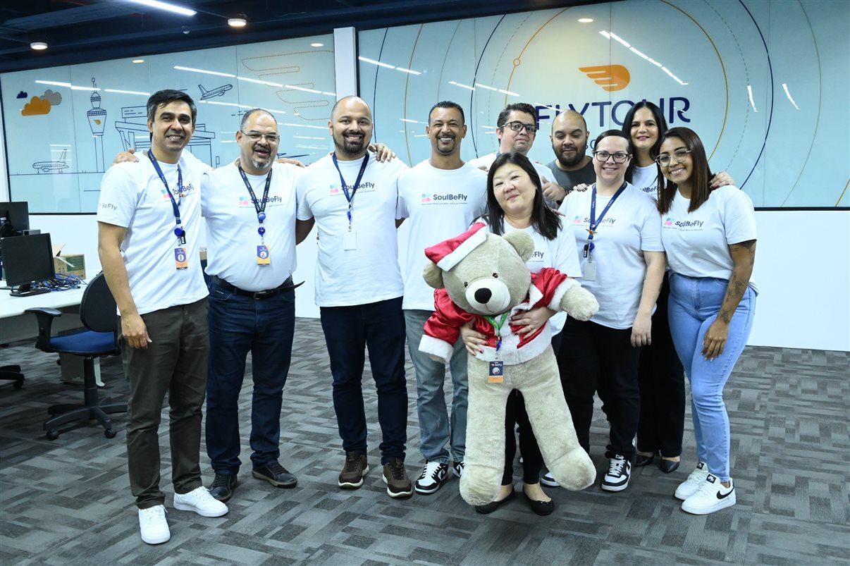 Entrada da nova sede da Flytour Consolidadora