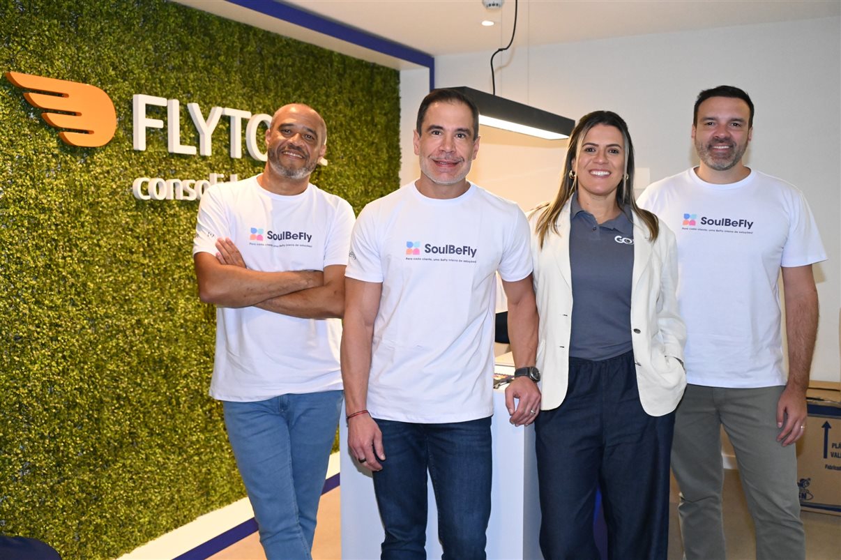 Entrada da nova sede da Flytour Consolidadora