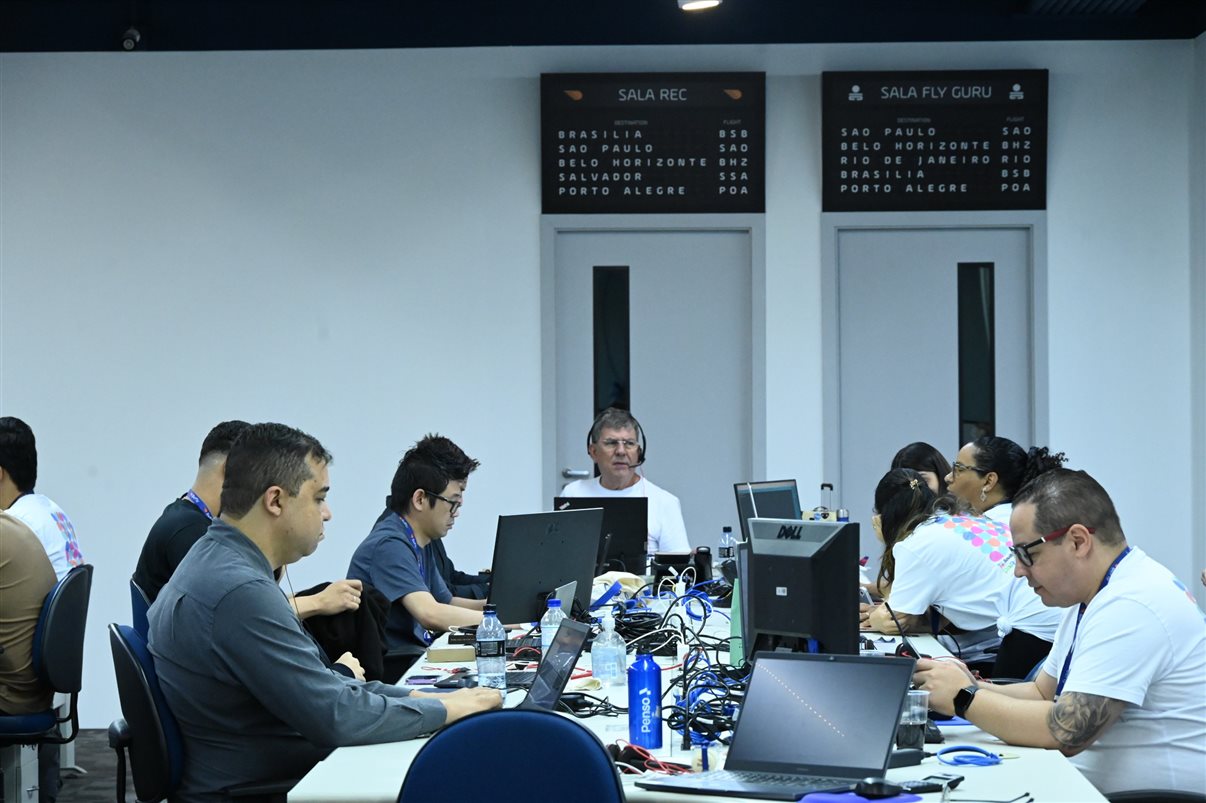 Entrada da nova sede da Flytour Consolidadora