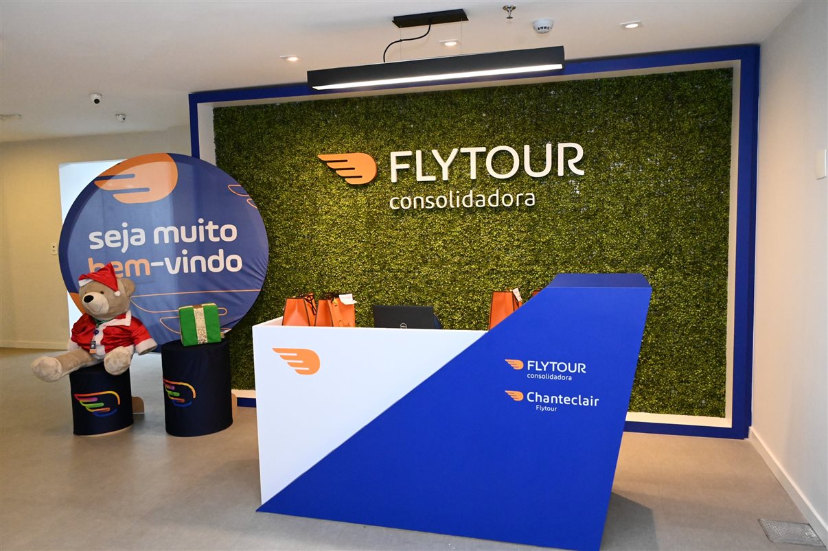 Entrada do escritório da Flytour