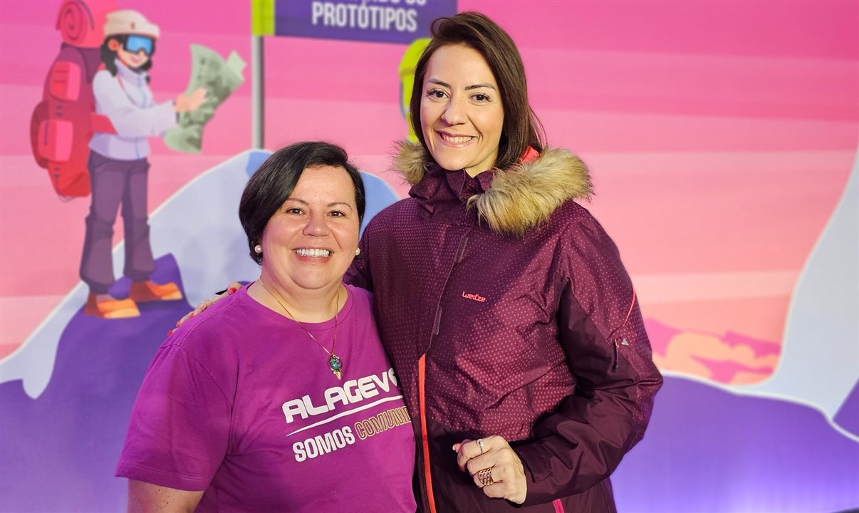 Andrea Matos e Luana Nogueira, da Alagev