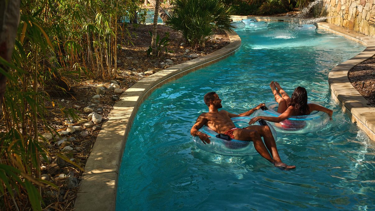 A Explorer Island, parque aquático do Four Seasons Orlando, é um dos grandes atrativos do resort