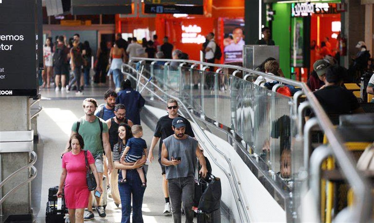 Número de assentos comercializados em voos domésticos (91,9 milhões) cresceu 8% sobre os números do ano passado