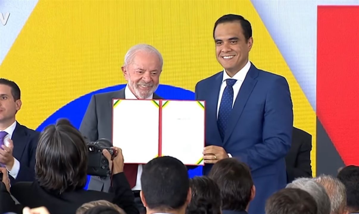 Luiz Inácio Lula da Silva e Gustavo Feliciano