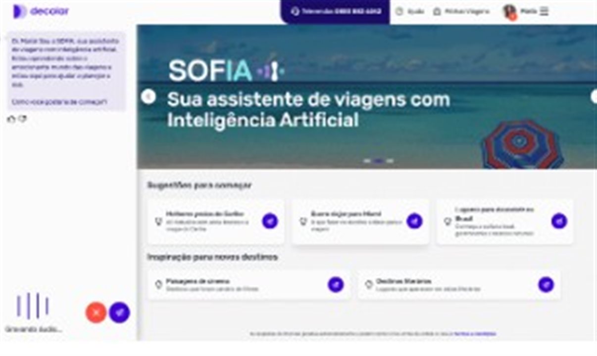 Atualmente, a Sofia processa mais de 2.500 chamadas por dia e já reduziu em 37% as transferências para agentes humanos