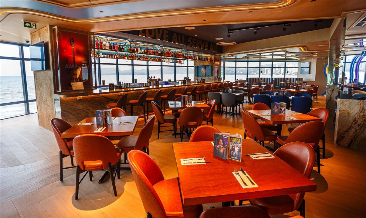 Hard Rock Cafe Itapema possui 1.720 metros quadrados distribuídos em quatro andares