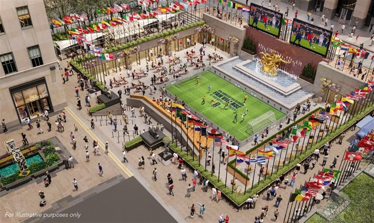 Fan Village no Rockefeller Center