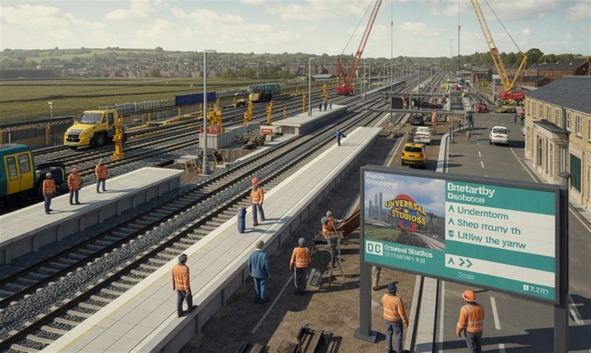 A nova estação será reposicionada ao norte da Broadmead Road e passará a integrar de forma mais eficiente o traçado da East West Rail