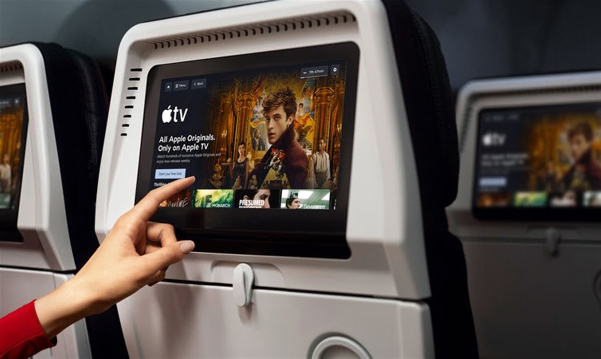 Passageiros poderão assistir a séries renomadas