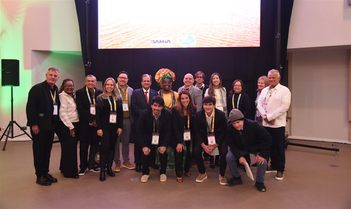 Representantes do trade baiano no evento realizado hoje em Madri