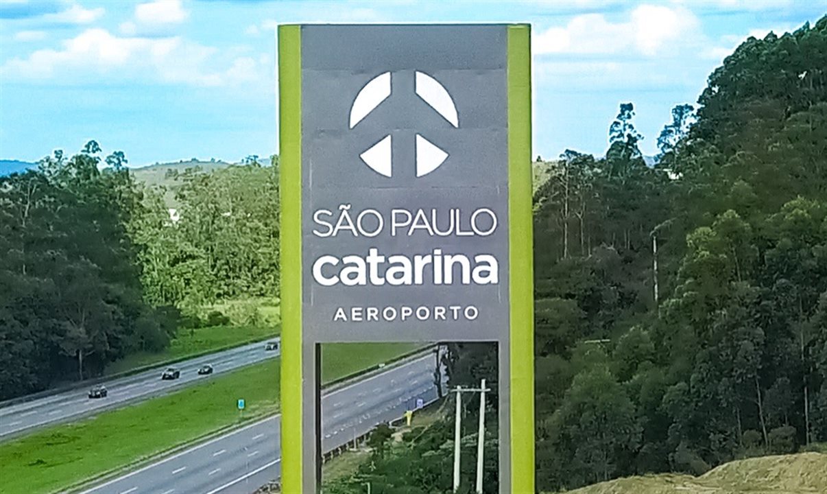 Aeroporto São Paulo Catarina no interior do Estado