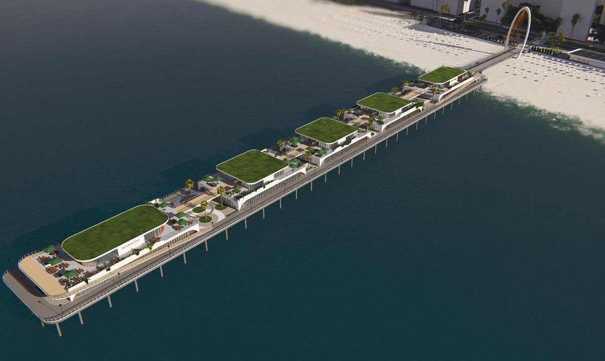 Com 500 metros de comprimento por 35 metros de largura, o espaço será medido da Avenida da Praia até o mar