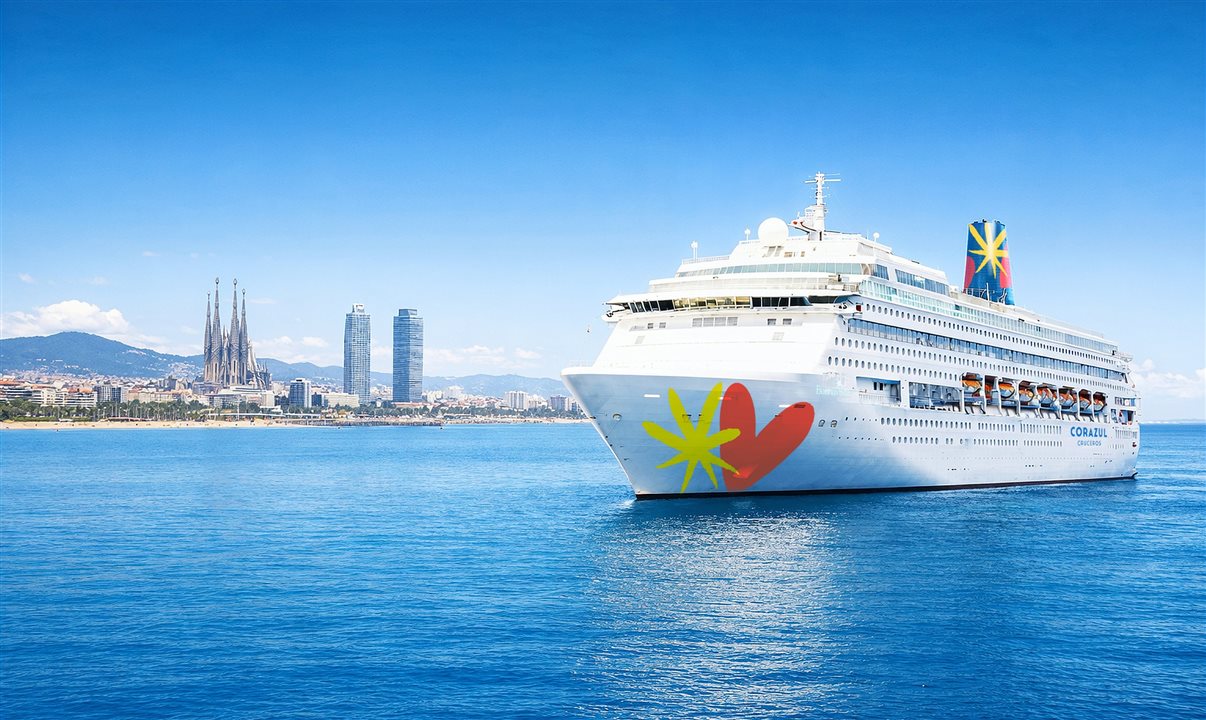 Projeção do navio Corazul